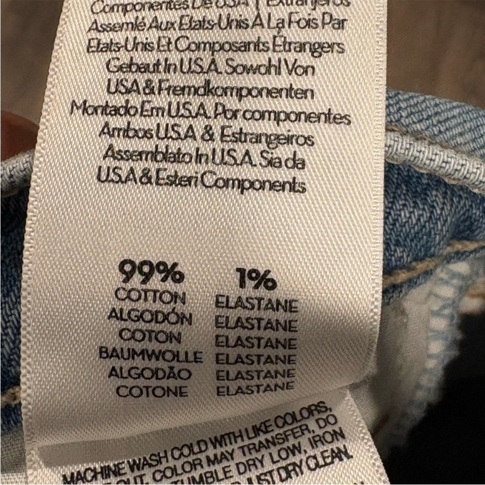 MOTHER Light Blue Flare Jeans - Picture 15 of 16